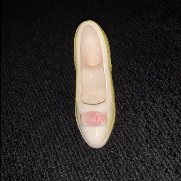 Vintage Mid Century High Heel Shoe Minature Ceramic Figurine Japan Marked 01 - Picture 3 of 4